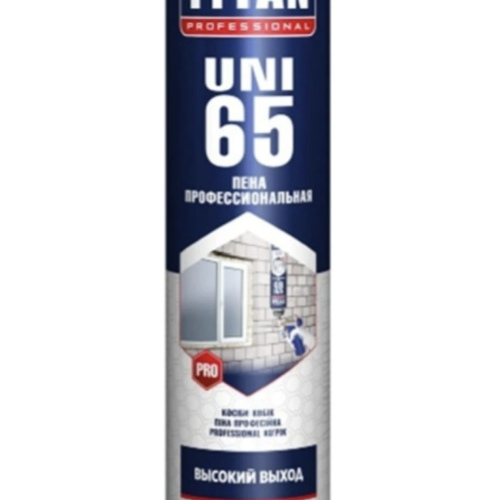  Профессиональная монтажная пена. Tytan Professional UNI 65 