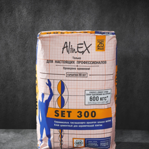 Кафельный клей Alinex SET 300, 25кг